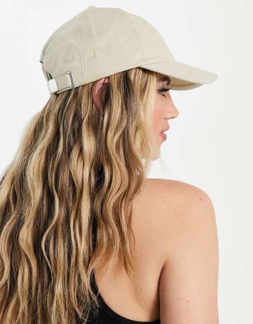 Reclaimed Vintage Inspired unisex logo embroidery cap in ecru, 2 of 4