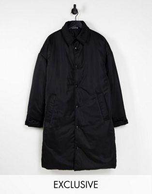 Reclaimed Vintage inspired unisex longline coach jacket