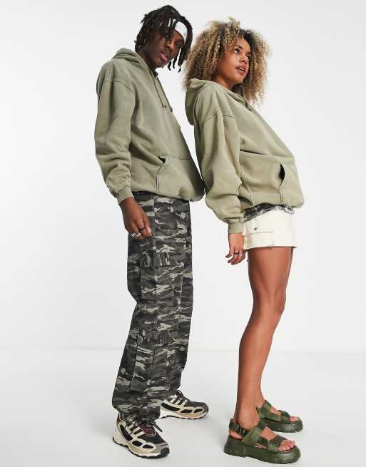 Reclaimed Vintage inspired unisex oversized hoodie in green