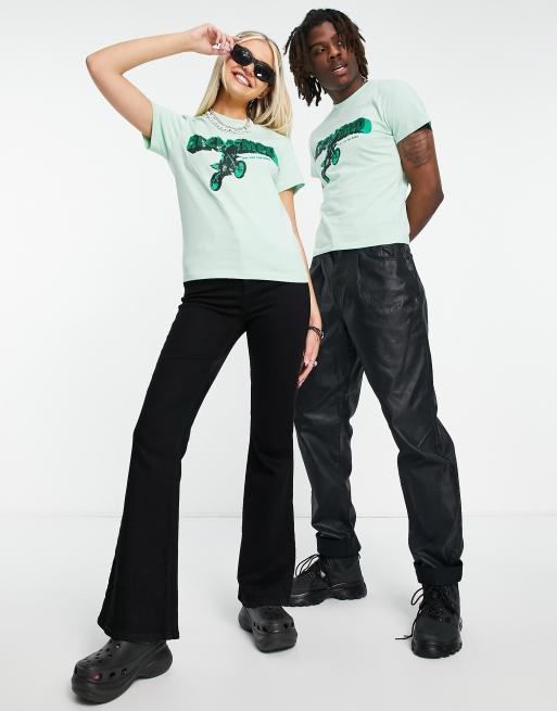 Reclaimed Vintage inspired unisex slim fit t shirt with motorbike