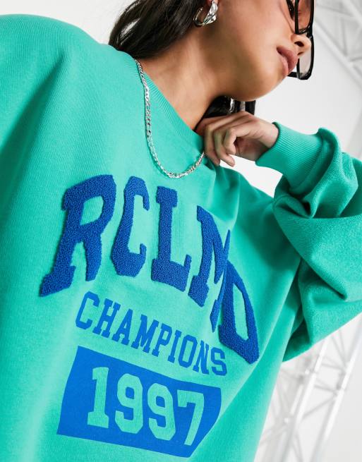 Aqua champion clearance sweatshirt