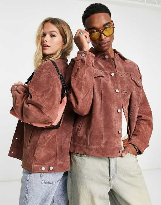 Rust suede jacket sale
