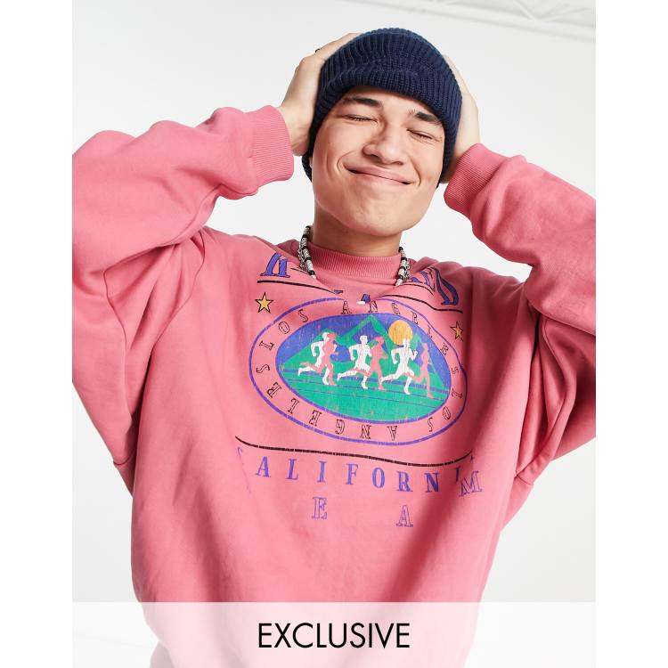 Pink vintage sweatshirt discount