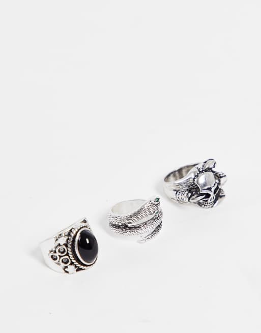 Chunky store rings asos