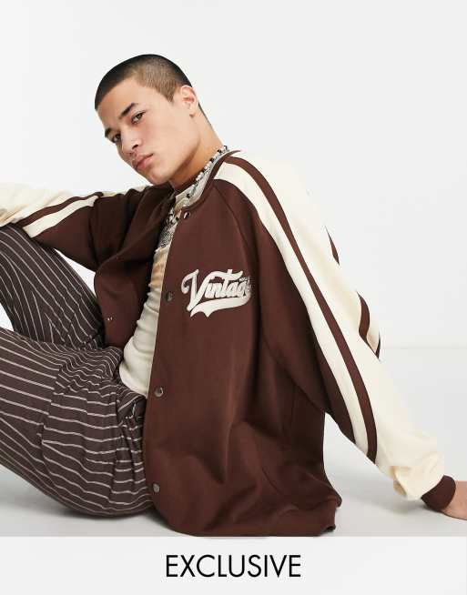 Varsity jacket asos sales