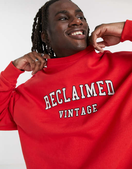Vintage red sweater store