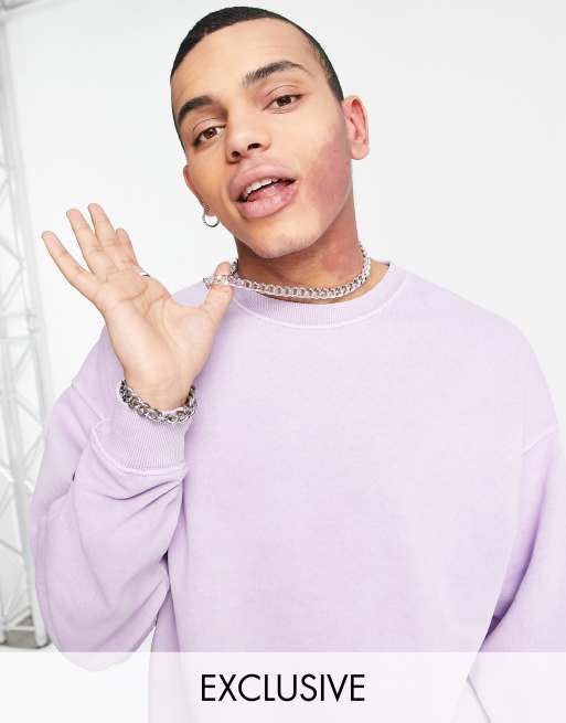 Reclaimed Vintage – Inspired – Verwaschenes Sweatshirt in Lila