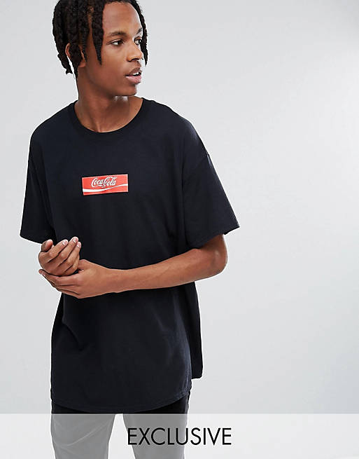 Reclaimed Vintage Inspired x Coca-Cola Oversized T-Shirt With Box Logo
