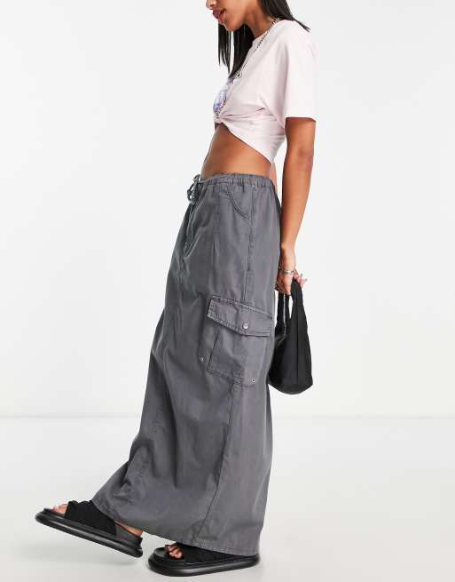 Maxi new arrivals skirt grey