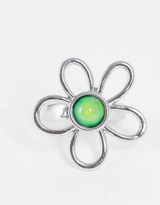 Reclaimed Vintage ispired flower mood ring ASOS