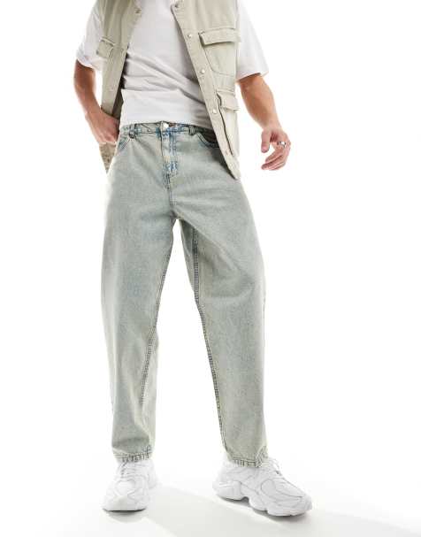 Reclaimed Vintage – Jasnoniebieskie jeansy typu dad o kroju baggy w stylu lat 90. - view 1
