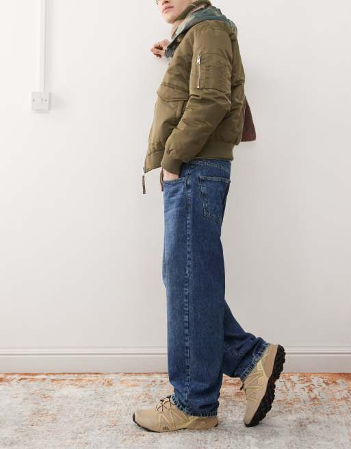 Reclaimed Vintage - Jean dad baggy - Bleu délavé, 3 de 5