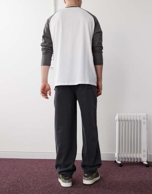 Reclaimed Vintage - Jean dad baggy - Noir délavé, 2 de 5
