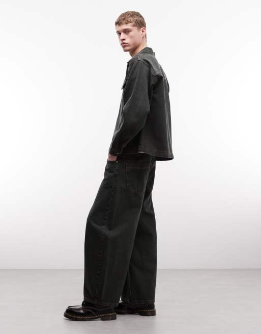 Reclaimed Vintage - Jeans in kaki, deel van co-ord set