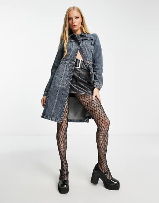 Reclaimed Vintage – Jeansjacka i Y2K-stil