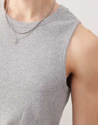 Reclaimed Vintage Jersey Ribbed Tank Top
