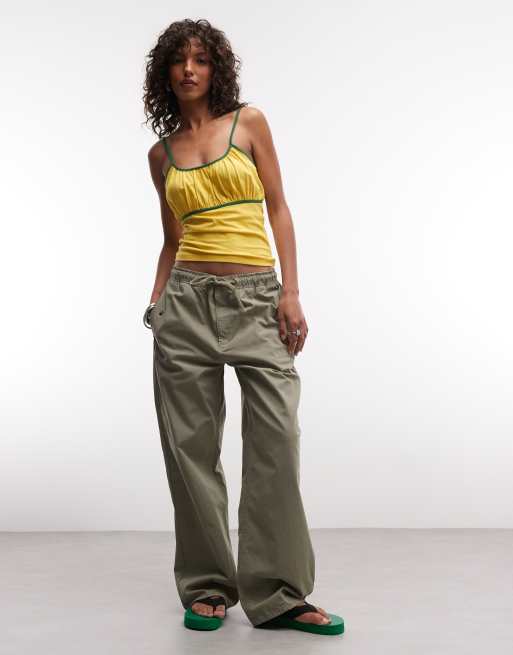 Reclaimed Vintage jersey tank top with contrast tipping, 2 of 4
