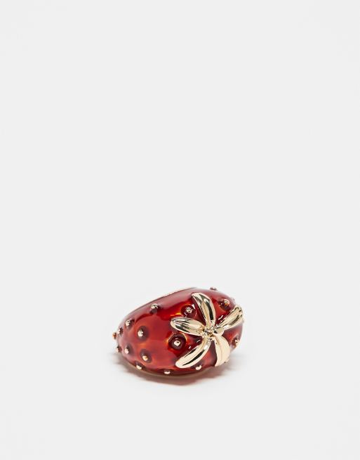Reclaimed Vintage - Jordbær-ring