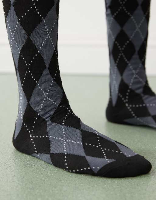 thats so fetch dresses The Argyle Socks Light Green – Augusta the Brand main image 1