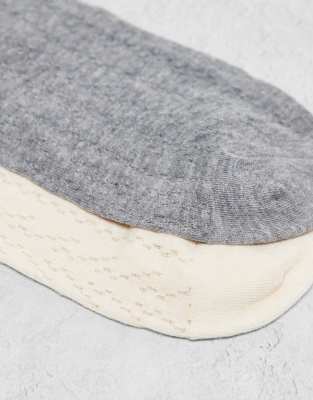 Reclaimed Vintage Knee Length Socks 2 Pack In Gray