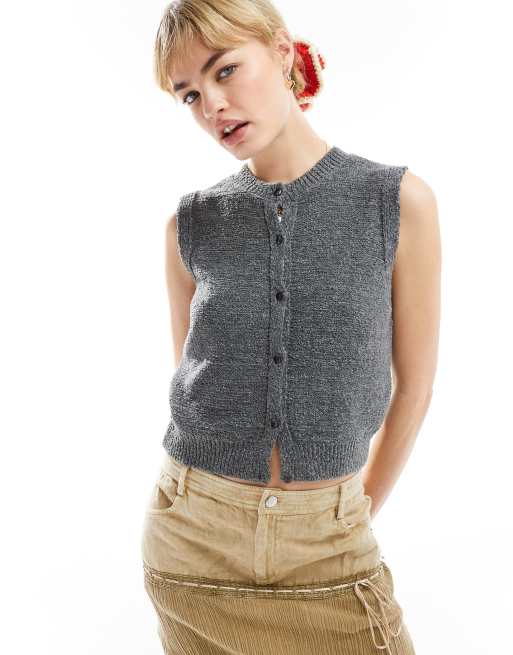 Vintage knit vest clearance