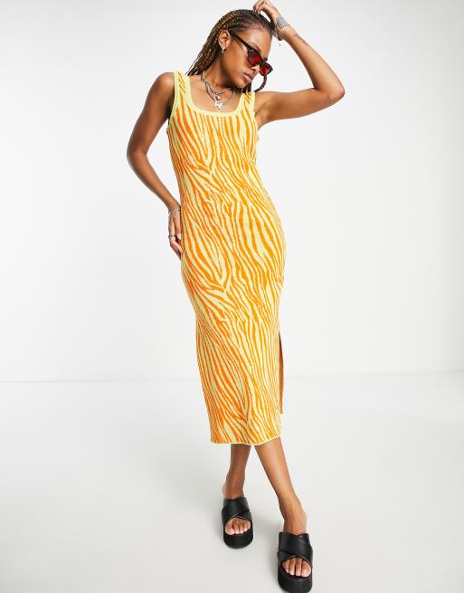 Bright animal print dress hot sale