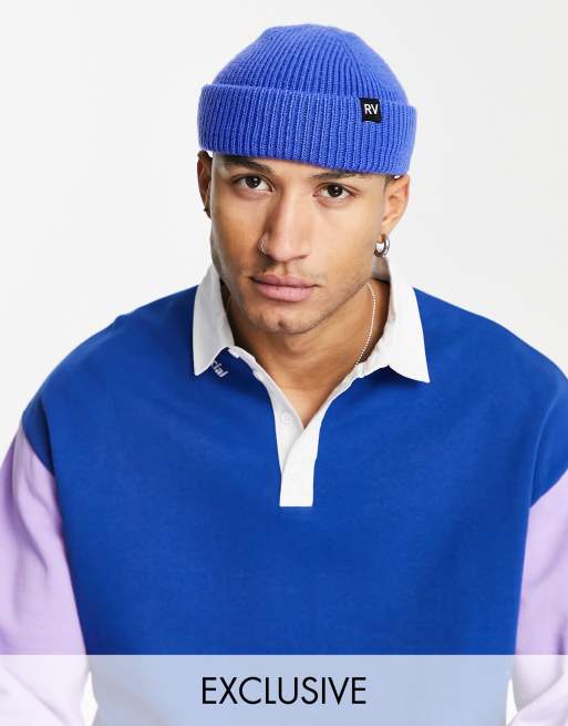 Reclaimed Vintage – Koboltblå fiskarmössa i unisex-modell
