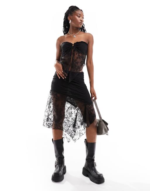 Vintage online lace skirts