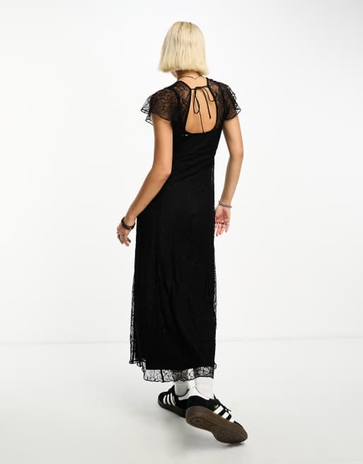 Reclaimed Vintage lace midi dress