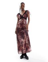 Ted Baker Simarra Florence Midi Long Sleeve Dress ASOS
