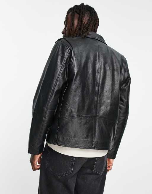 Black leather jacket 2019 sales