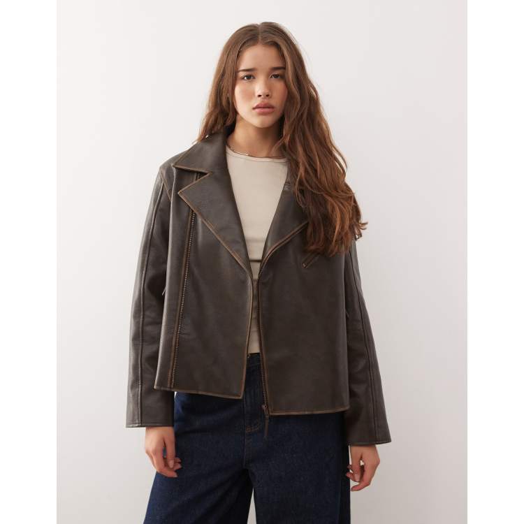 ジャケット・アウター LGB BIKERS-5 DARK CHOCOLATE LGB BIKERS-5 DARK