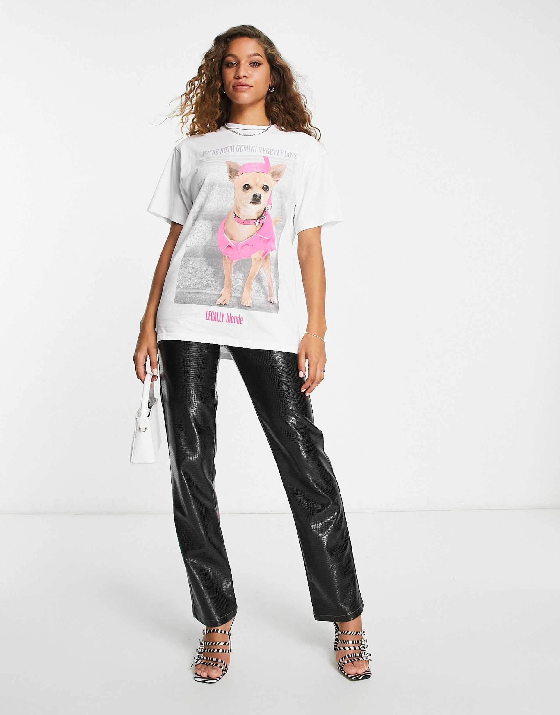 Reclaimed Vintage Legally Blonde licensed t-shirt in white