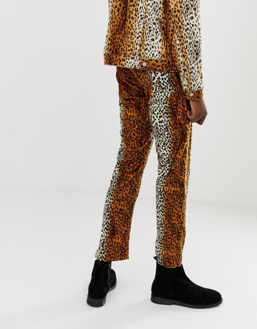 Reclaimed Vintage leopard printed trouser ASOS