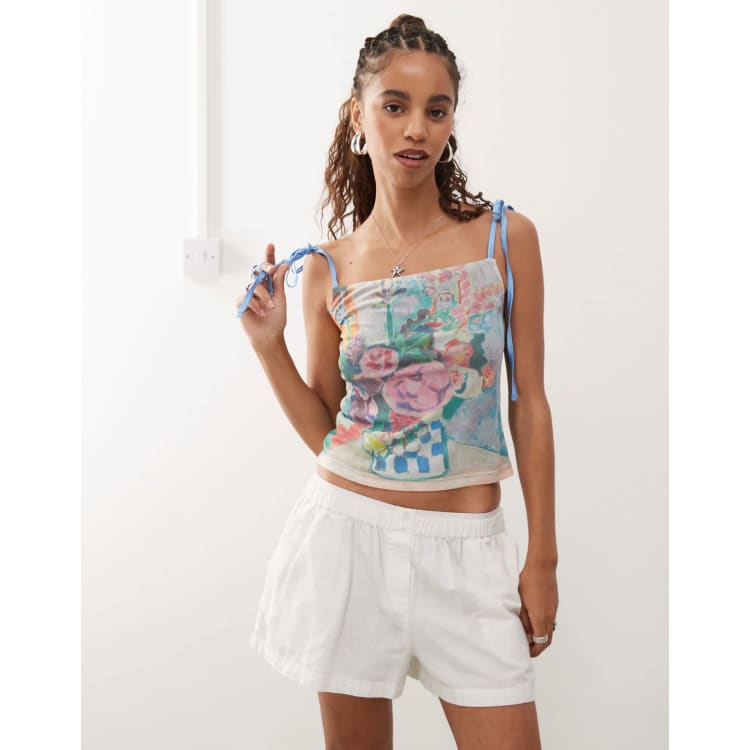 トップス moose's eyelet ribbon cami Rosie Embroidered Cami Top by Monsoon | Look Again