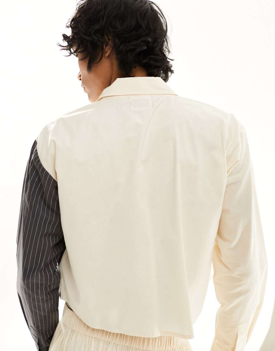 Reclaimed VIntage limited edition genderless patchwork shirt 1