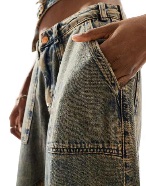 Reclaimed Vintage – Limited Edition – Jeans im Used-Look, Kombiteil, 5 von 5