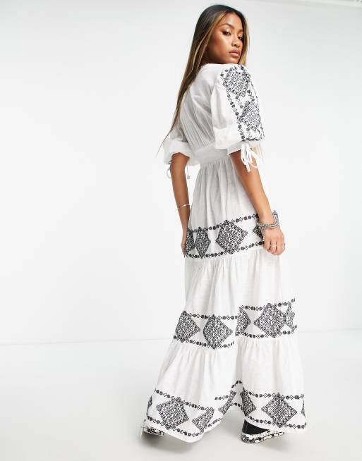 Maxi smock dress sales for pants