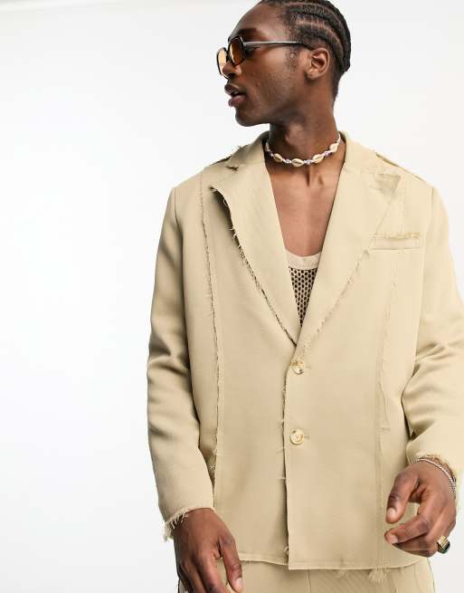 Reclaimed Vintage limited edition relaxed blazer with distressing