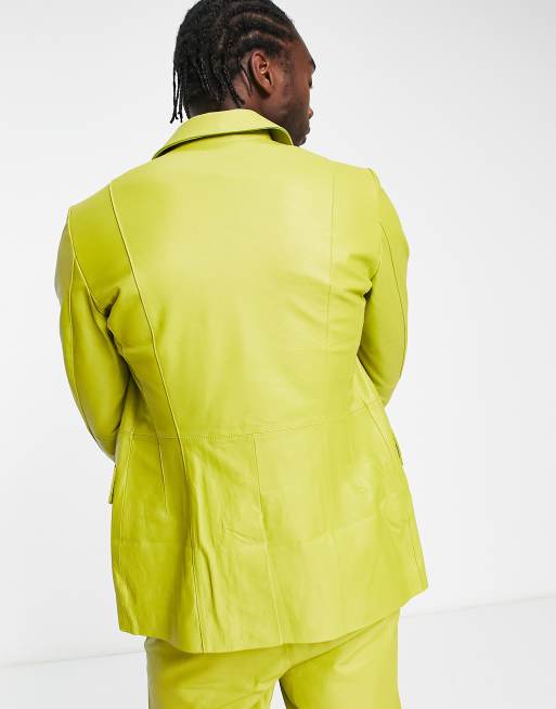 Neon blazer men top
