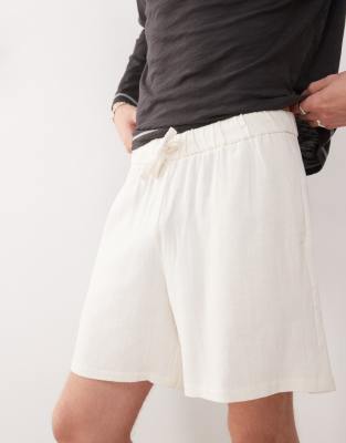 Reclaimed Vintage Linen Blend Shorts