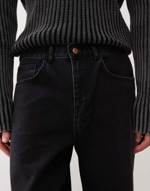 Reclaimed Vintage – Lockere Jeans in Schwarz mit geradem Bein, 5 von 5