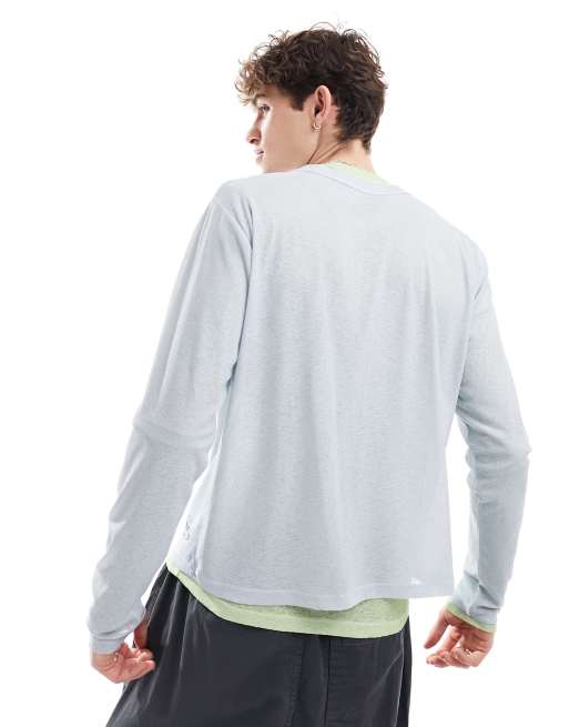 White t shirt full sleeve discount