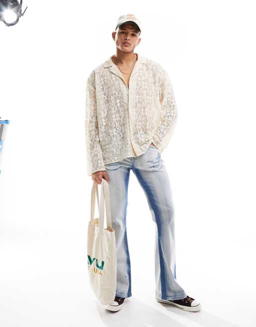 Long sleeve lace undershirt sale