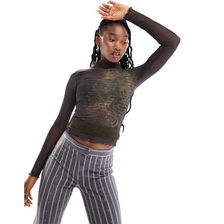 Vintage mesh top on sale