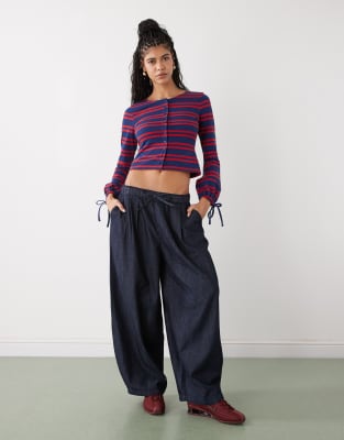 Reclaimed Vintage Long Sleeve Top In Multi