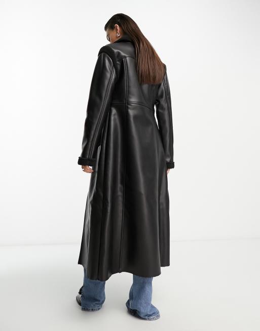Vintage black trench coat online