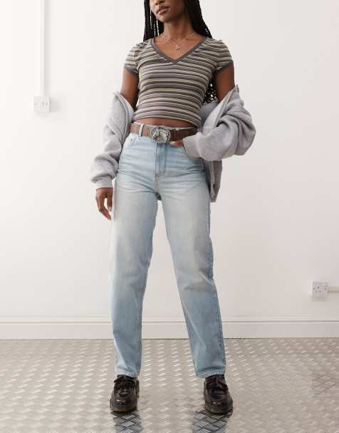Reclaimed Vintage - Lyseblå 90'er-jeans med lige ben - view 1
