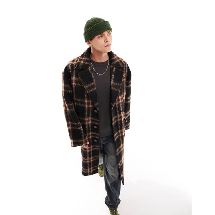 Tartan duster coat sales
