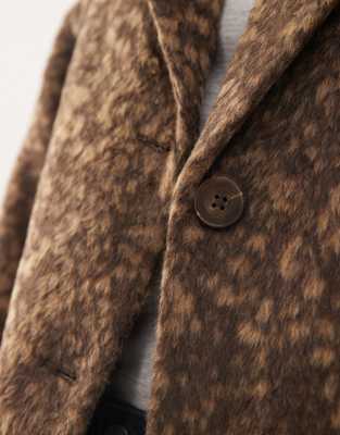 Reclaimed Vintage Maxi Duster Coat In Multi